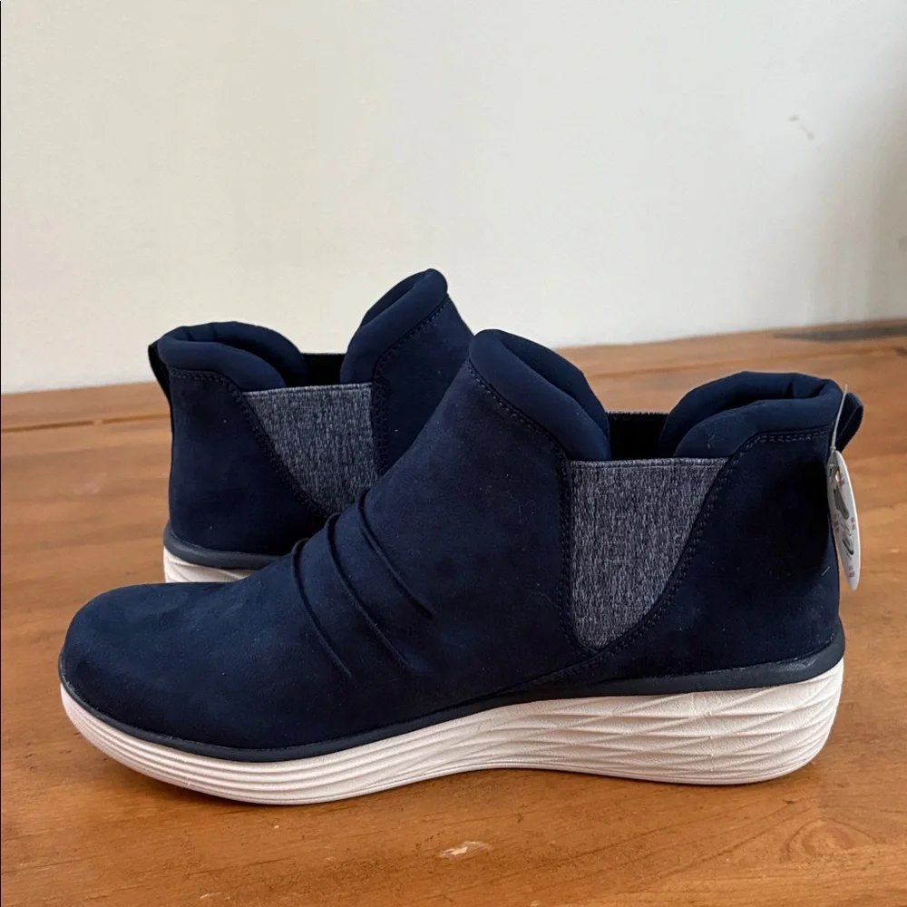 Ryka Women's Navy Niah Ankle Slip-On Wedge Shoes Size 9.5 - Picture 9 of 14